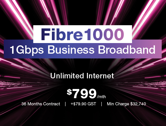Fibre1000 - 1Gbps Business Broadband mobile banner