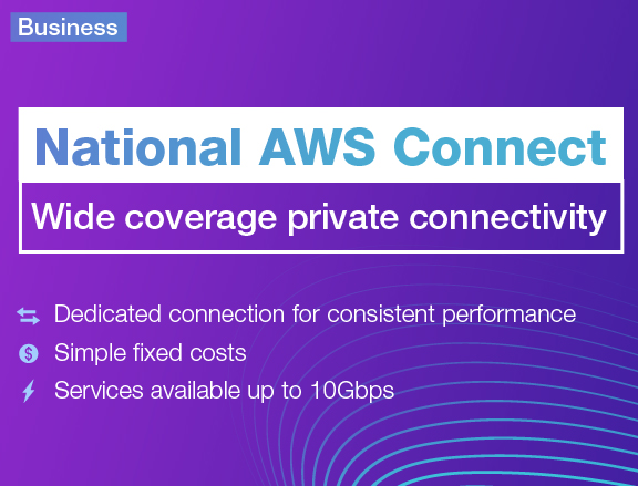 National AWS Connect mobile banner