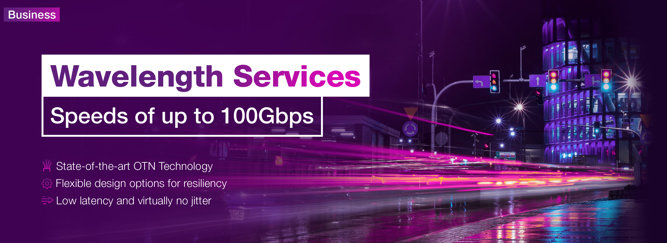 TPG Wavelength Services - speeds of up to 100Gbps