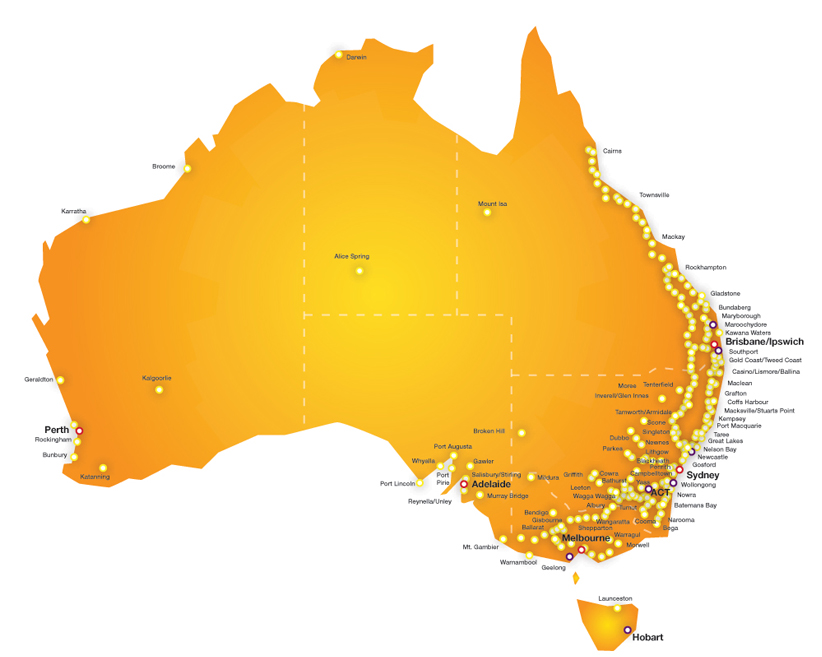 Australian map